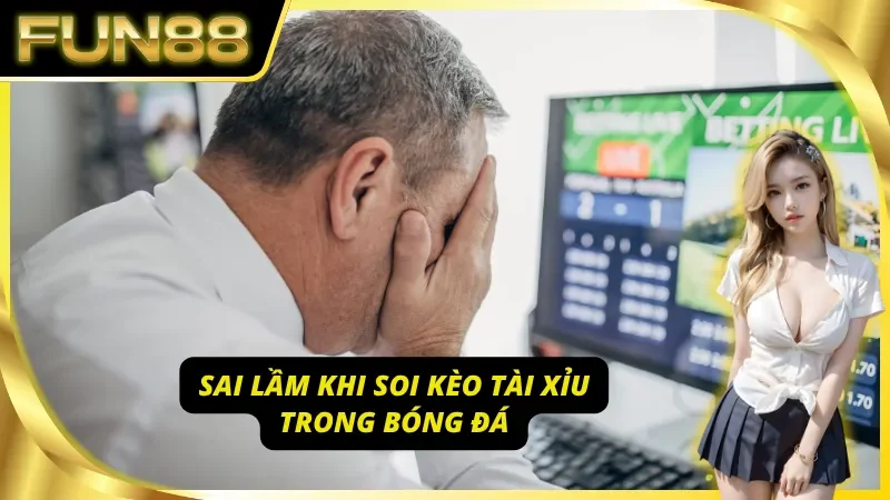 Những sai lầm khi soi kèo tài xỉu bóng đá tại Fun88